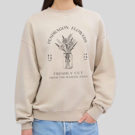 Pendragon Flowers- Howl's Moving Castle (Unisex Sweatshirt Light)