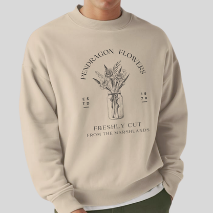 Pendragon Flowers- Howl's Moving Castle (Unisex Sweatshirt Light)