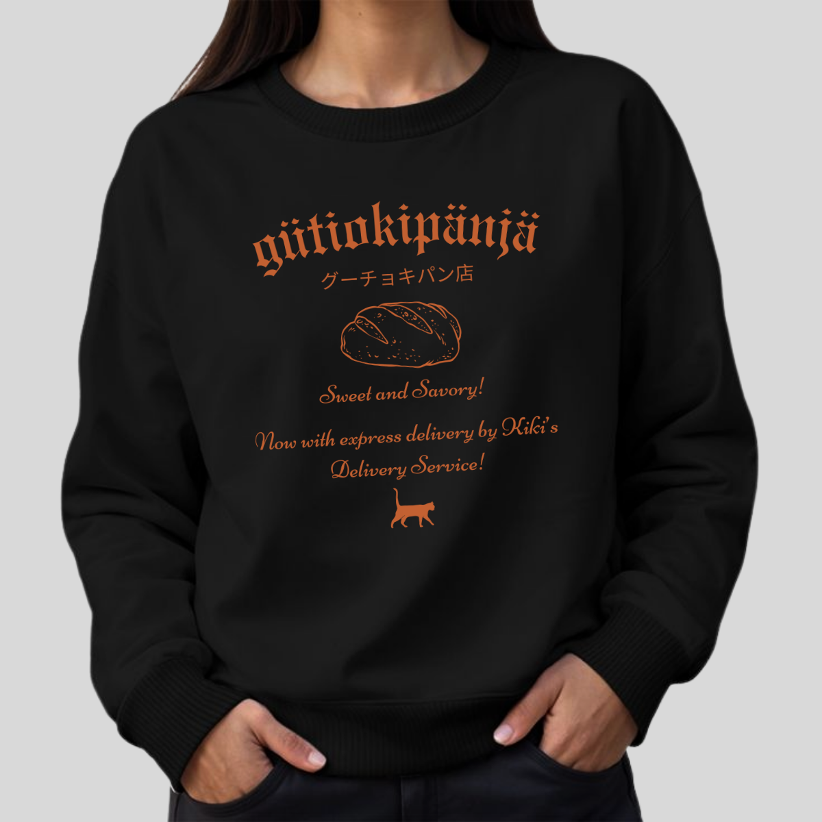 Gütiokipänjä Bakery- Kiki's Delivery Service (Unisex Sweatshirt Dark)