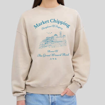 Market Chipping- Howl's Moving Castle (Unisex Sweatshirt Light)