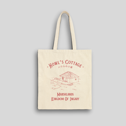 Howl's Cottage- Howl's Moving Castle (Tote Bag)