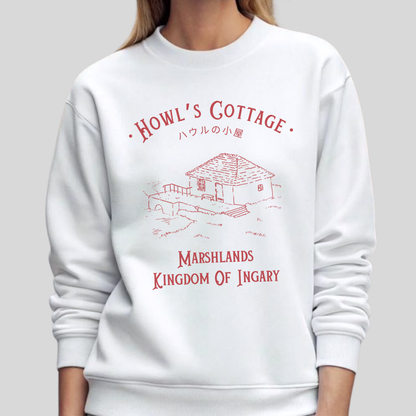 Howl's Cottage- Howl's Moving Castle (Unisex Sweatshirt Light)