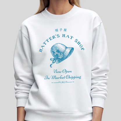 Hatter's Hat Shop- Howl's Moving Castle (Unisex Sweatshirt Light)