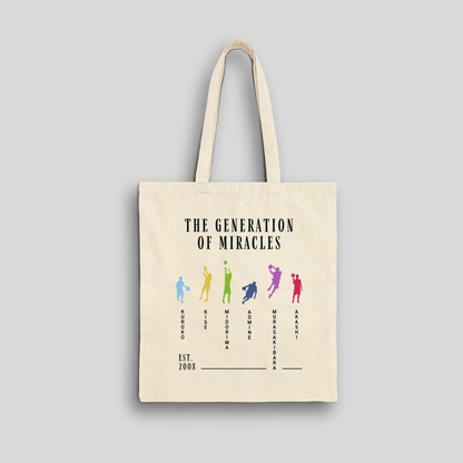 Generation of Miracles- Kuroko No Basket (Tote Bag)