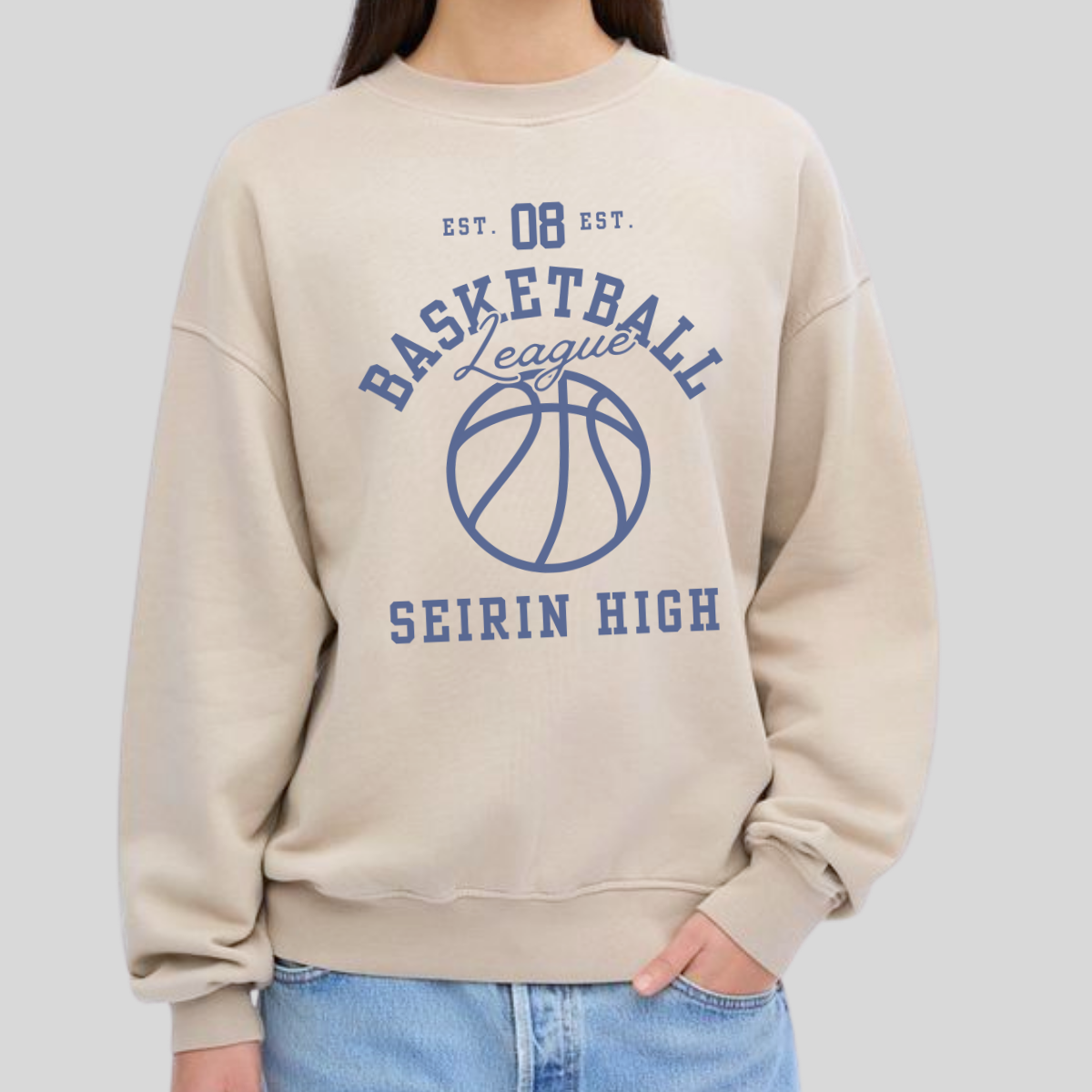 Seirin High Jersey- Kuroko No Basket (Unisex Sweatshirt Light)