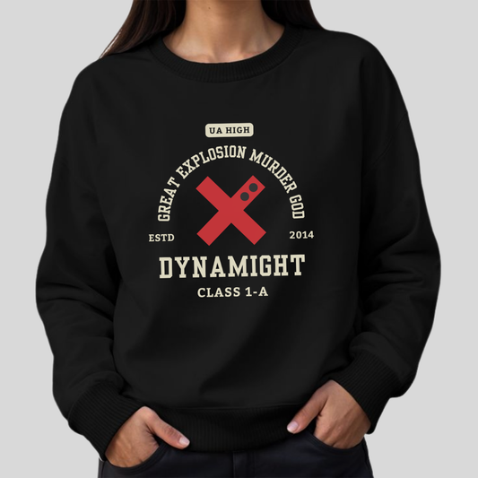 Dynamight Class 1-A- My Hero Academia (Unisex Sweatshirt Dark)