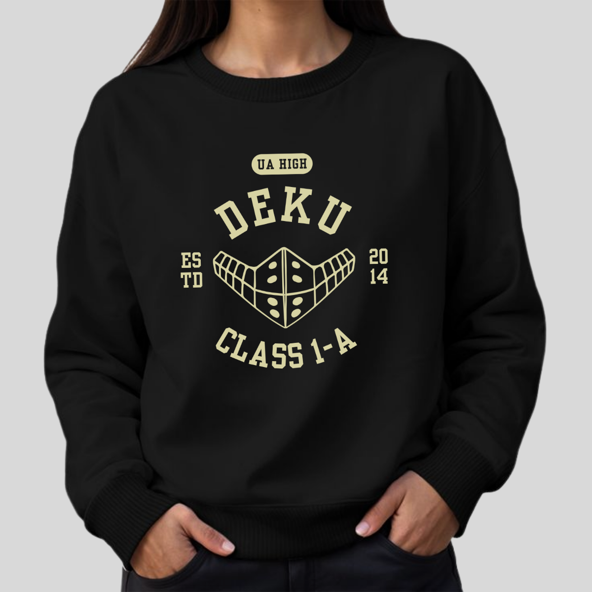 Deku Class 1-A- My Hero Academia (Unisex Sweatshirt Dark)