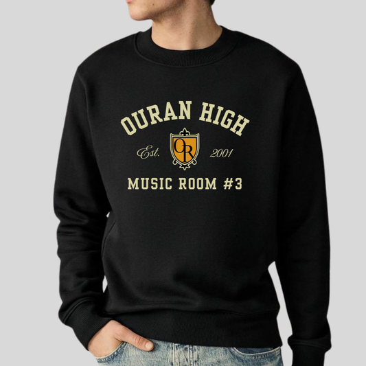 Ouran High Music Room #3- Ouran High School Host Club (Unisex Sweatshirt Dark)