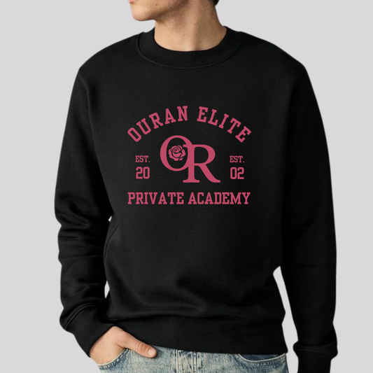 Ouran Elite Private Academy- Ouran High School Host Club (Unisex Sweatshirt Dark)