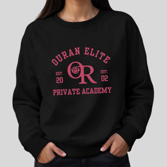 Ouran Elite Private Academy- Ouran High School Host Club (Unisex Sweatshirt Dark)