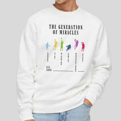 Generation of Miracles- Kuroko No Basket (Unisex Sweatshirt Light)