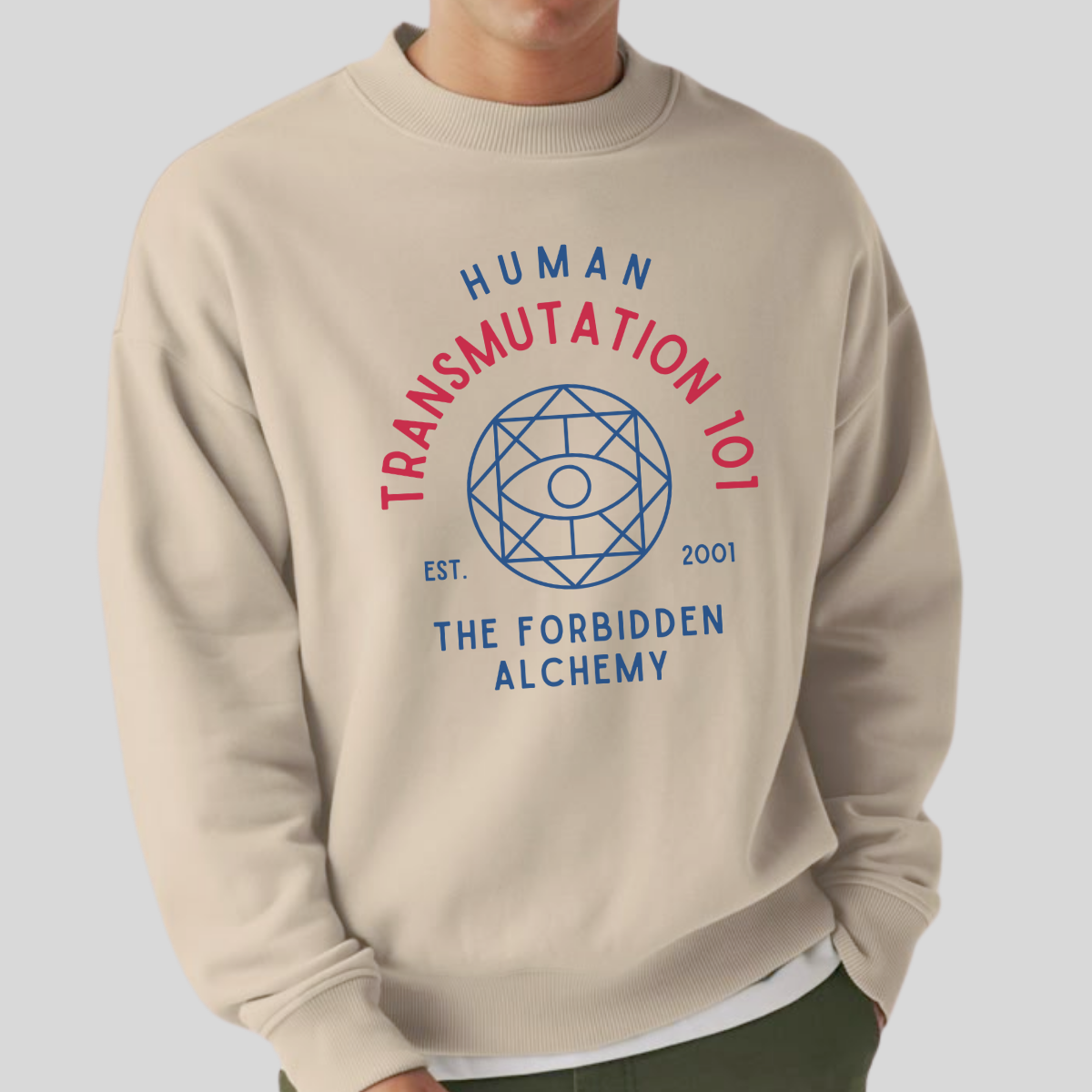 Human Transmutation 101- Full Metal Alchemist (Unisex Sweatshirt Light)