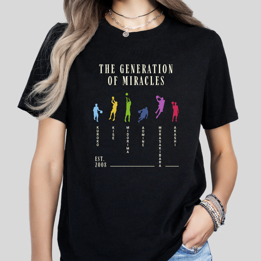 Generation of Miracles- Kuroko No Basket (Unisex Shirt)